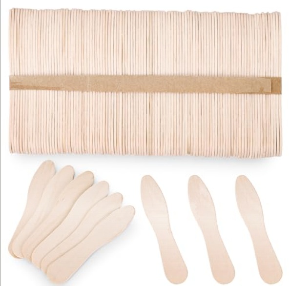 75 mm wooden ice cream spoon bundle packing